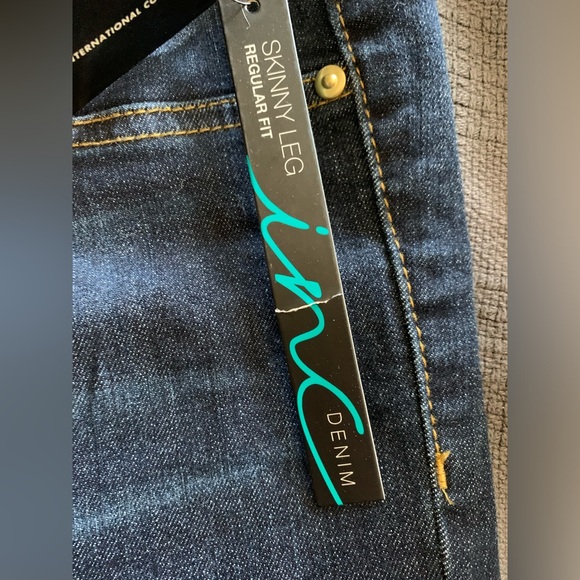 INC Denim Jeggings Size 14 - Picture 3 of 11